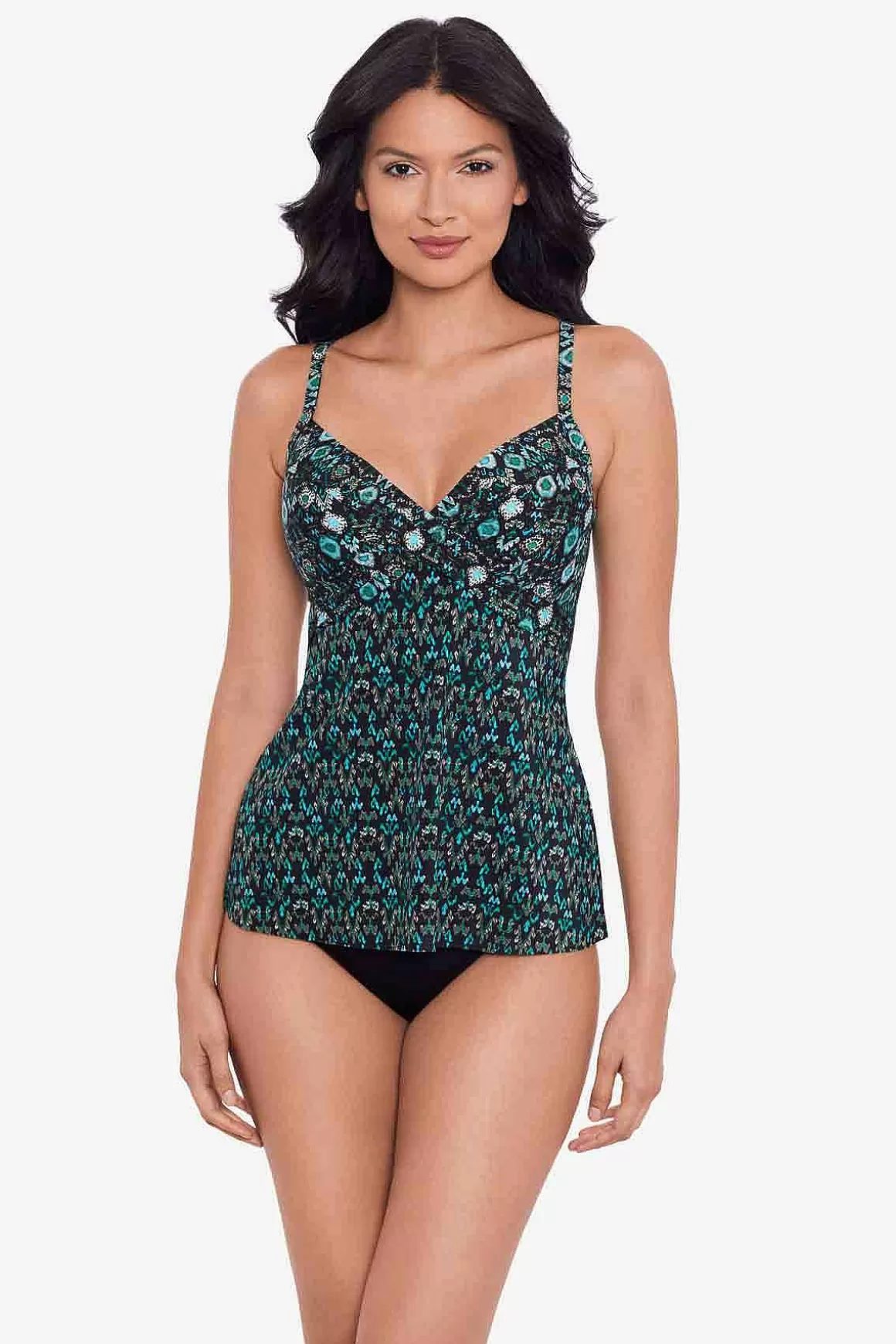 Miraclesuit Tankini-Topjes<Bijoux Myrra Tankinitop Zwart/Multi