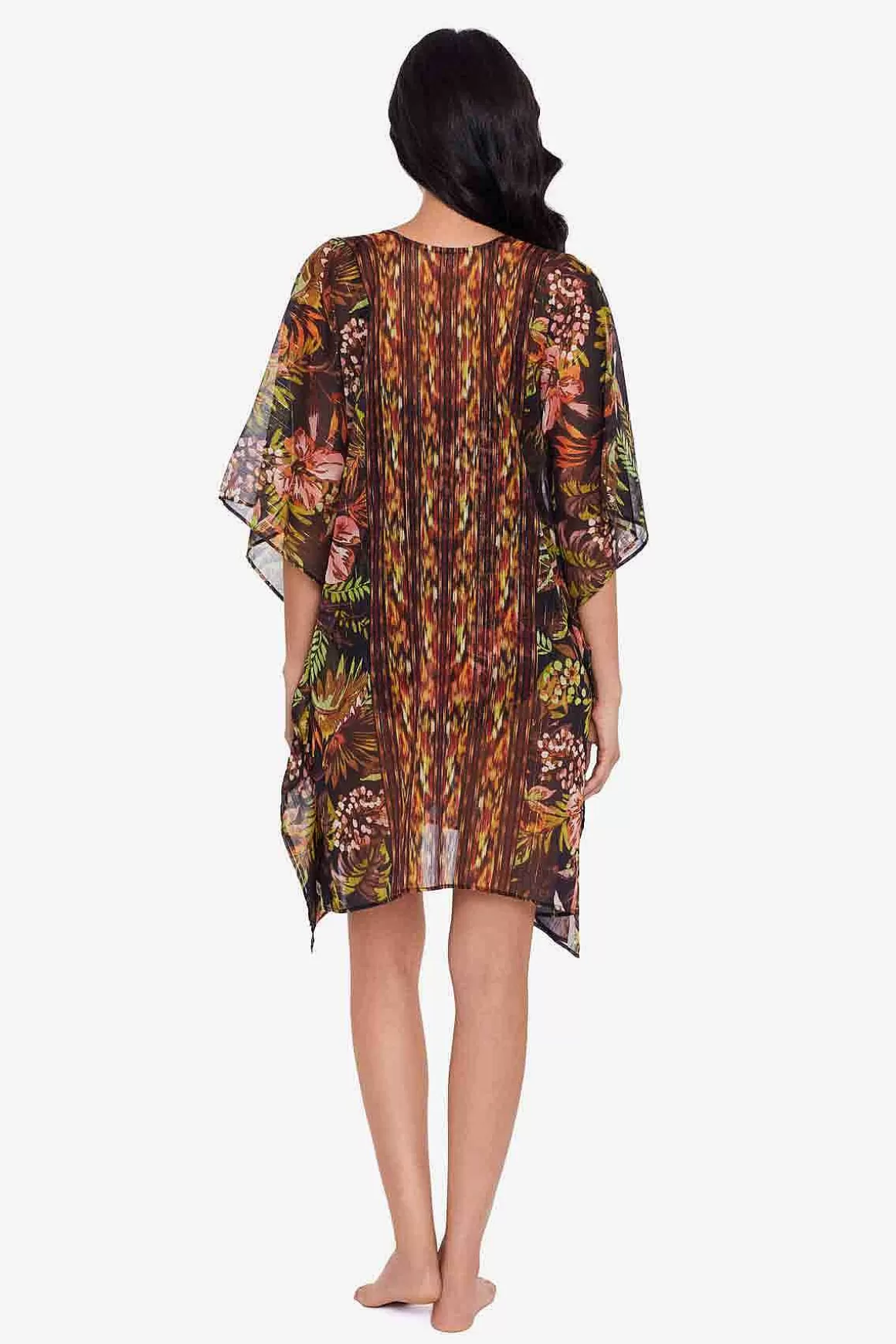 Miraclesuit Cover-Ups<Botanico Caftan Zwembedekking Zwart/Multi