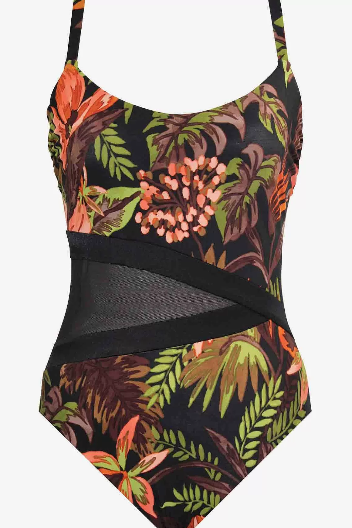 Miraclesuit Een Stuk<Botanico Lyra Badpak Uit Een Stuk Zwart/Multi