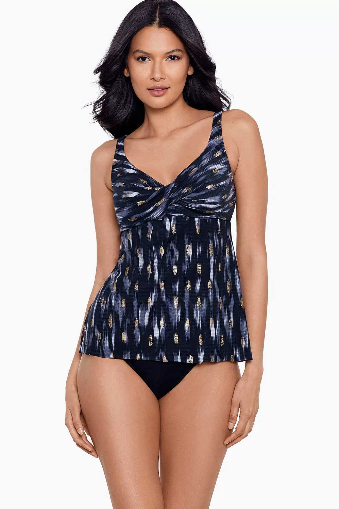 Miraclesuit Tankini-Topjes<Bronzen Reign Ayla Tankinitop Zwart/Multi