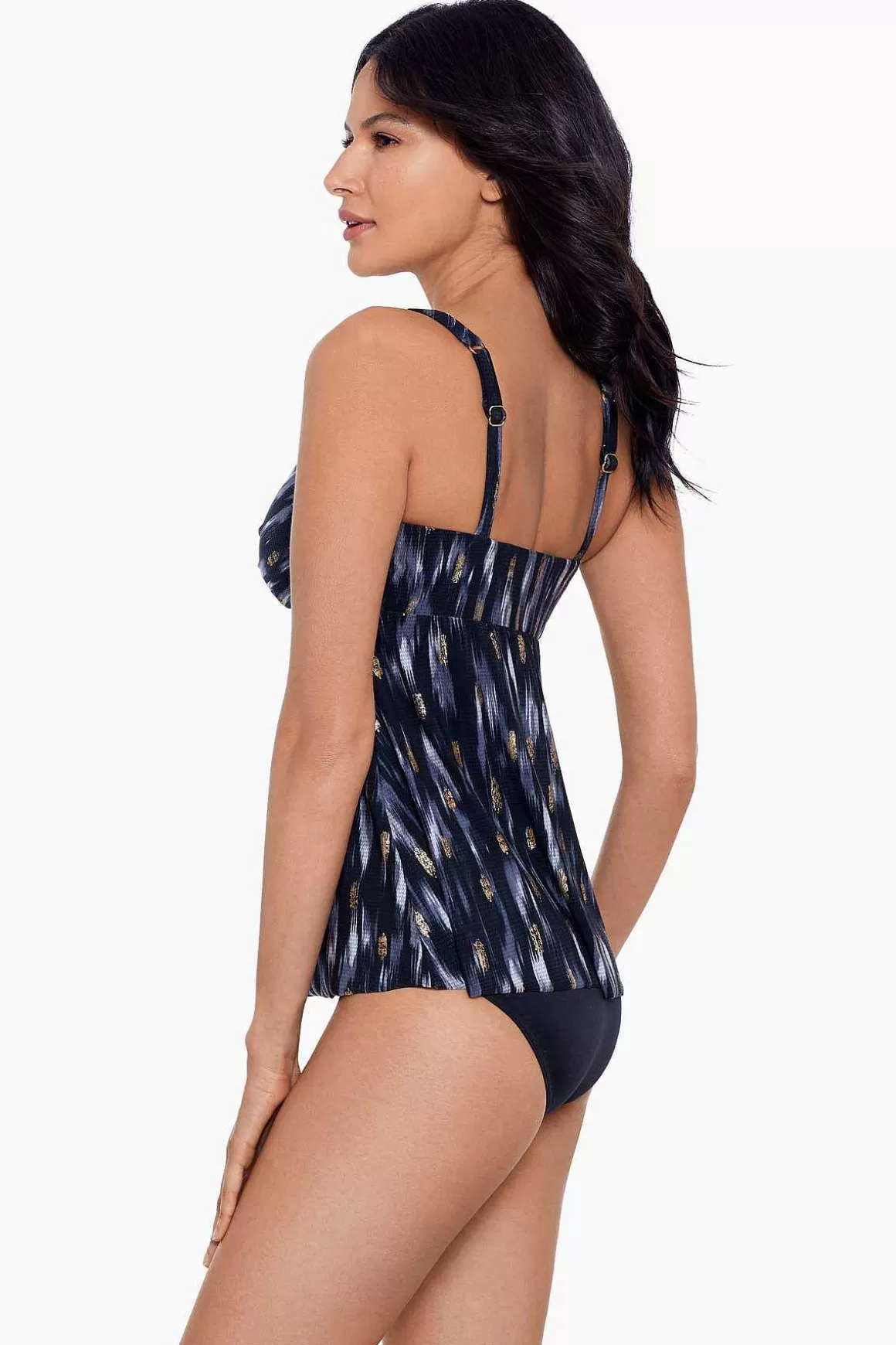 Miraclesuit Tankini-Topjes<Bronzen Reign Ayla Tankinitop Zwart/Multi