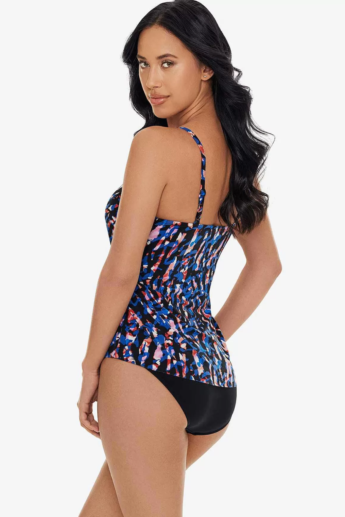 Miraclesuit Tankini-Topjes<Burano Carma Tankinitop Zwart/Multi