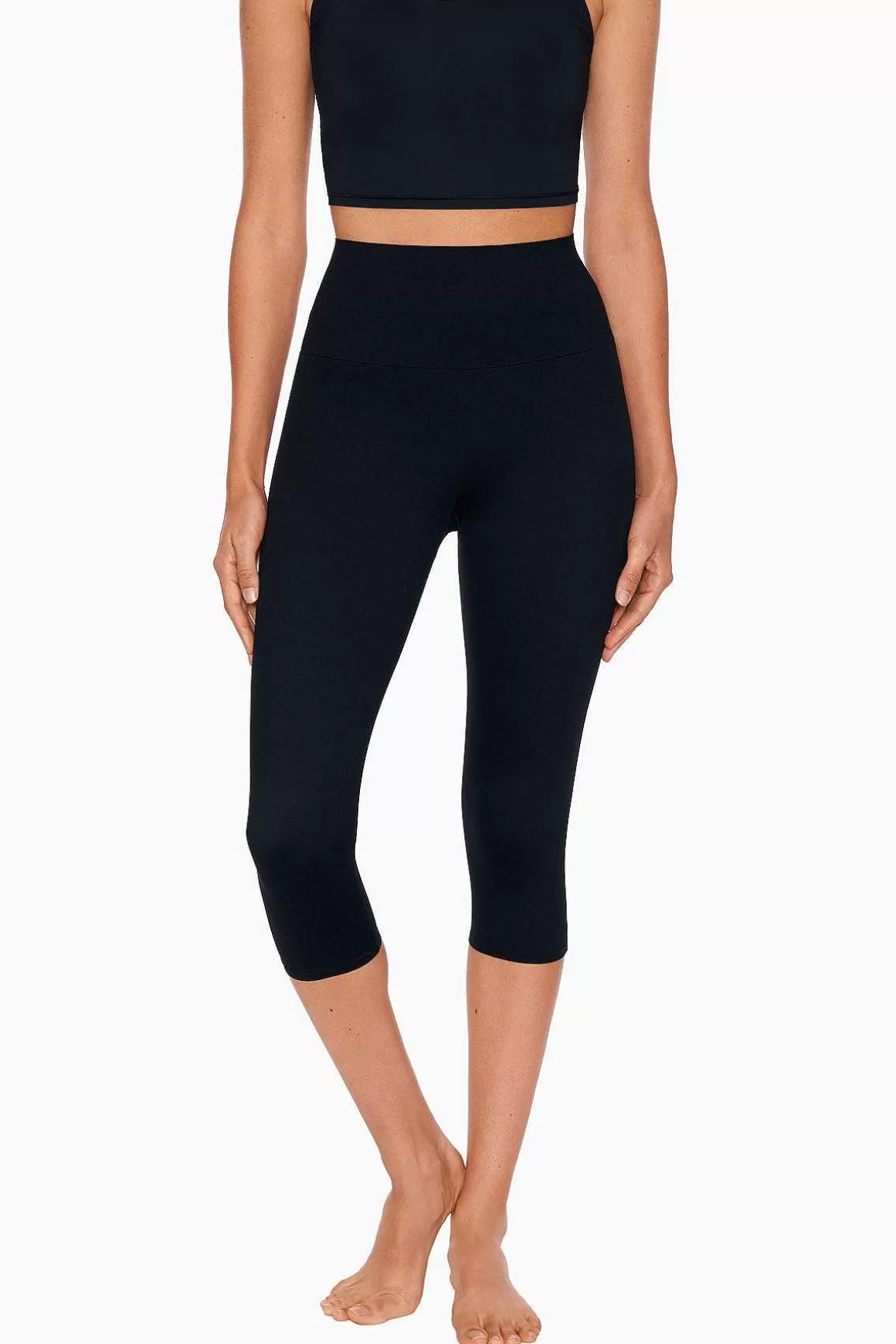 Miraclesuit Stevig<Capri-Legging Met Hoge Taille Zwart