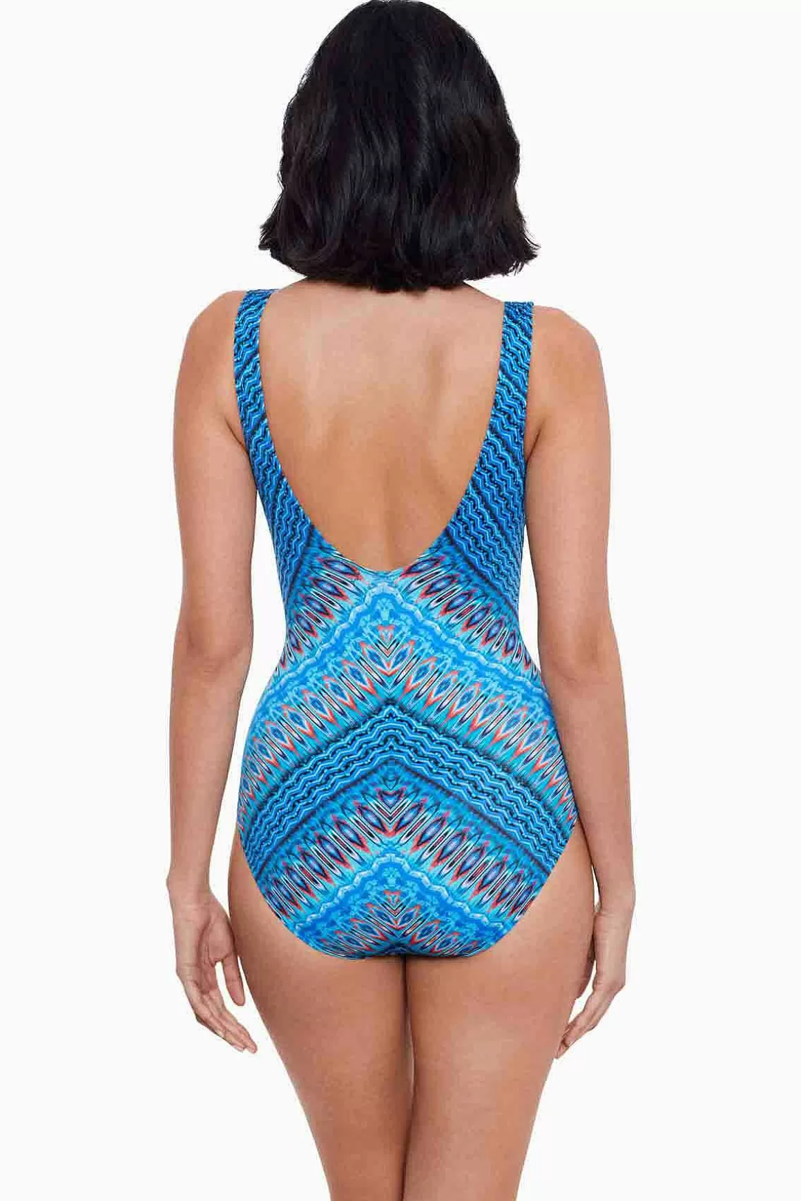 Miraclesuit Een Stuk<Casablanca Criss Cross Escape Badpak Uit Een Stuk Blauw