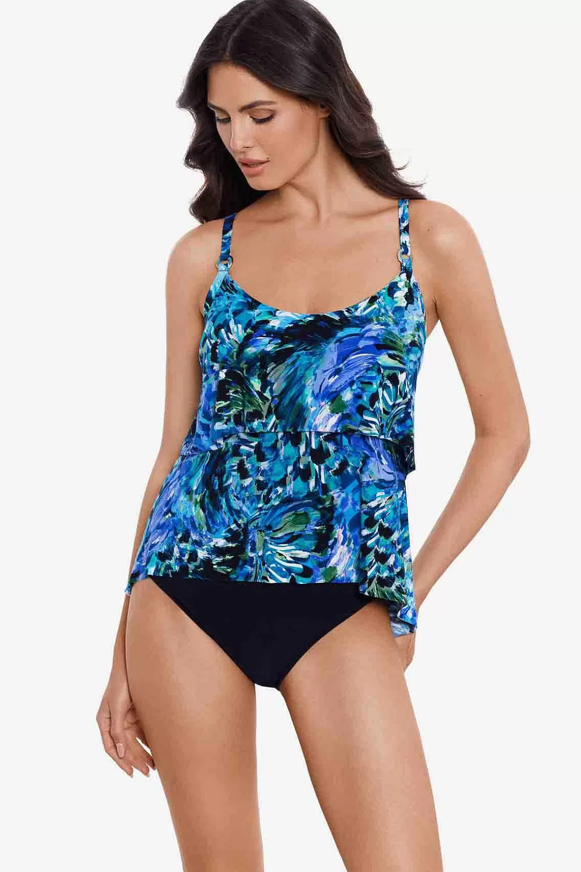 Miraclesuit Tankini-Topjes<Chanticleer Grace Tankinitop Zwart/Multi