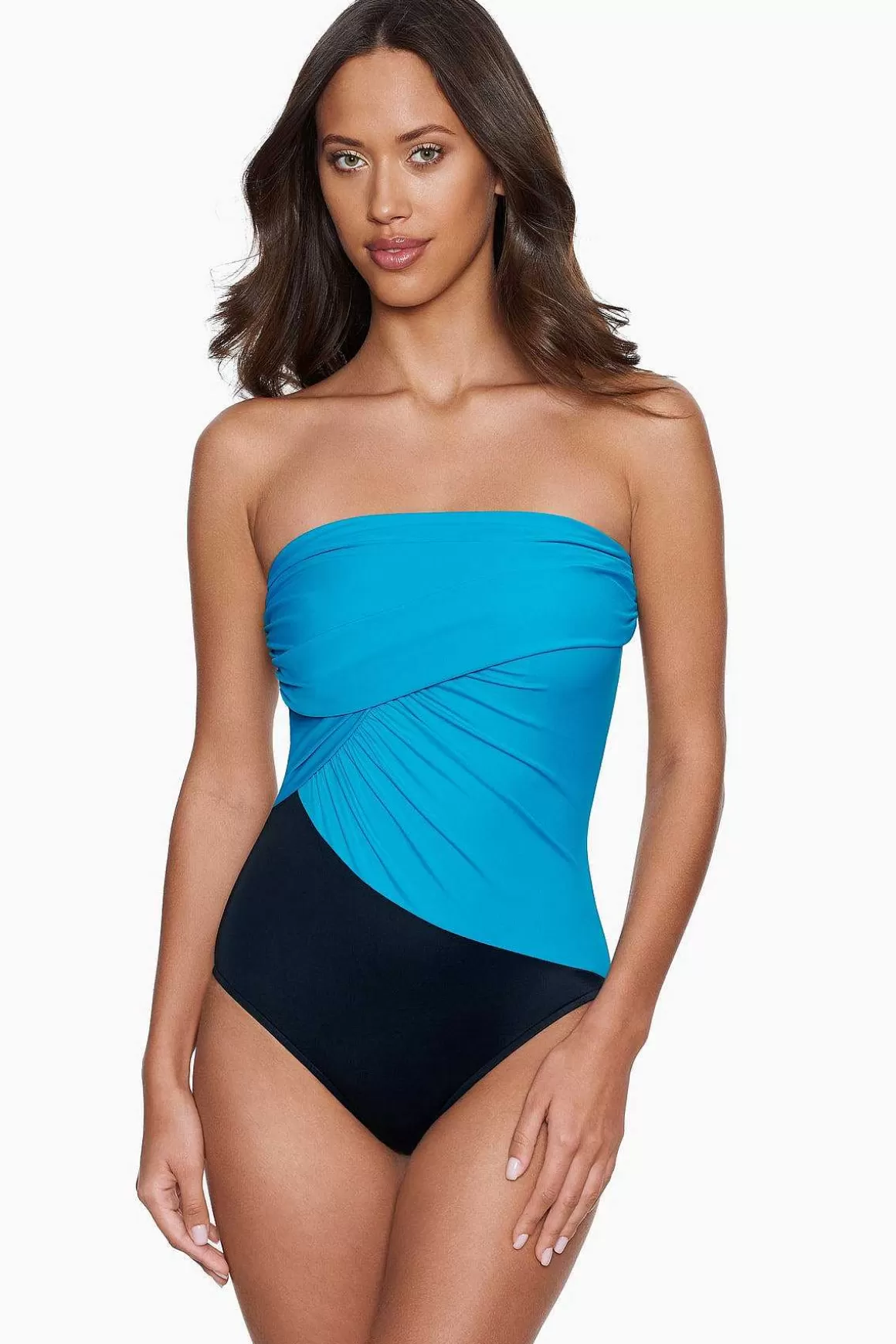 Miraclesuit Bandeau<Colorblock Godin Badpak Uit Een Stuk