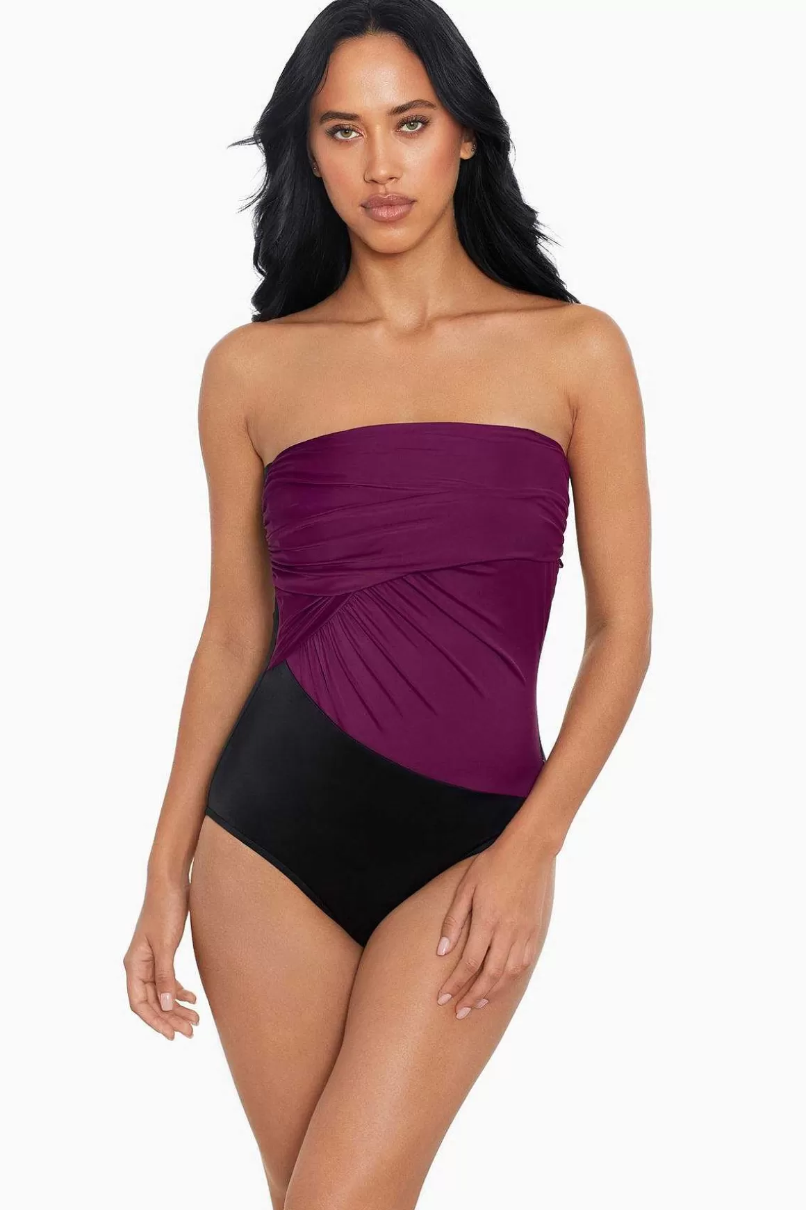 Miraclesuit Bandeau<Colorblock Godin Badpak Uit Een Stuk