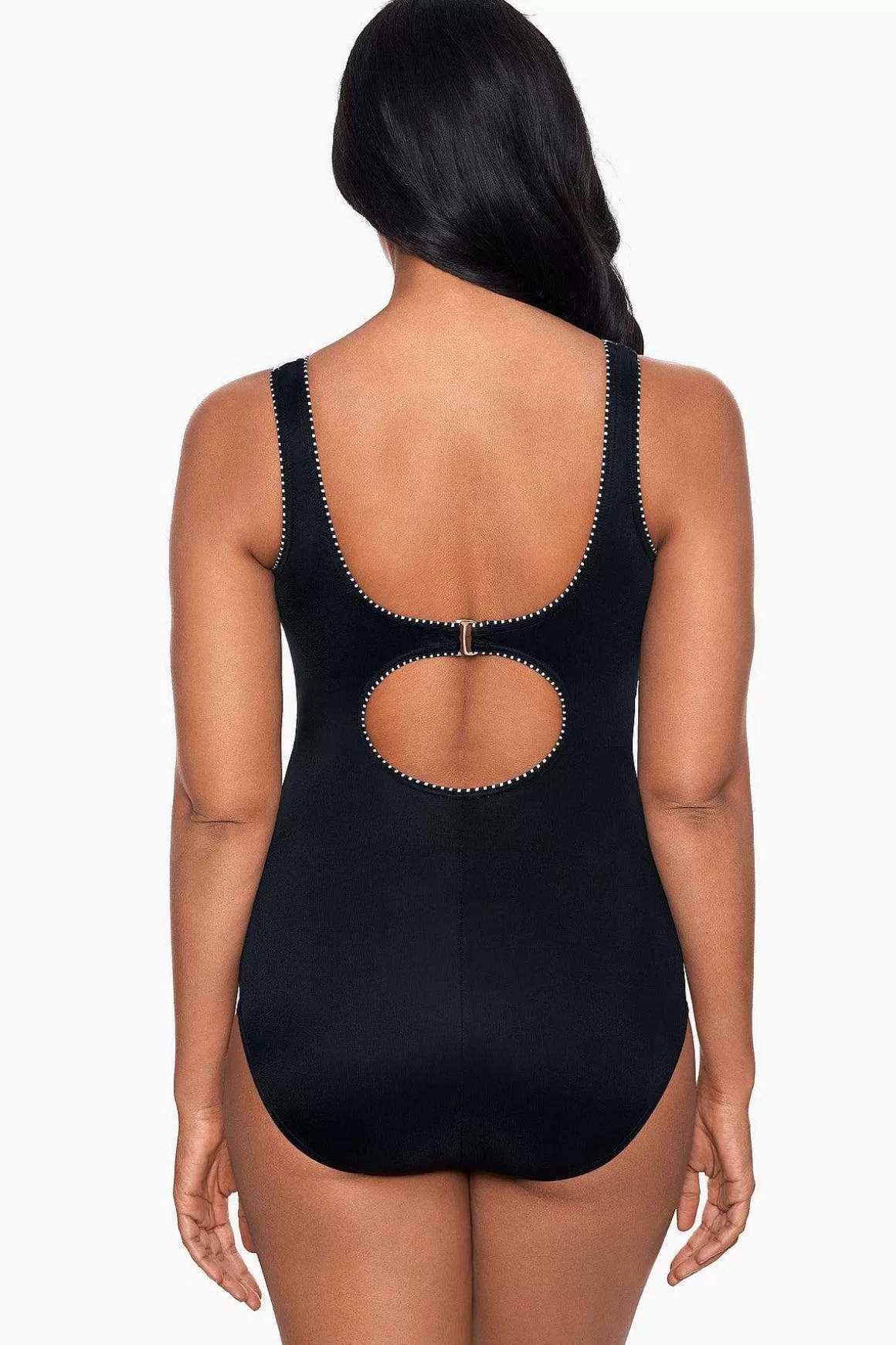 Miraclesuit Een Stuk<Colorblock Touche Badpak Uit Een Stuk Zwart Wit