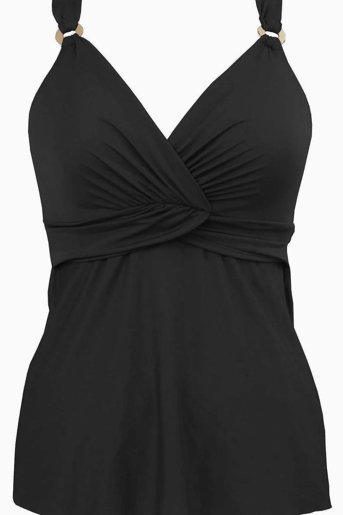 Miraclesuit Tankini-Topjes<Diepuitgesneden Tankinitop Met Beugel D-Ddd Cup Zwart