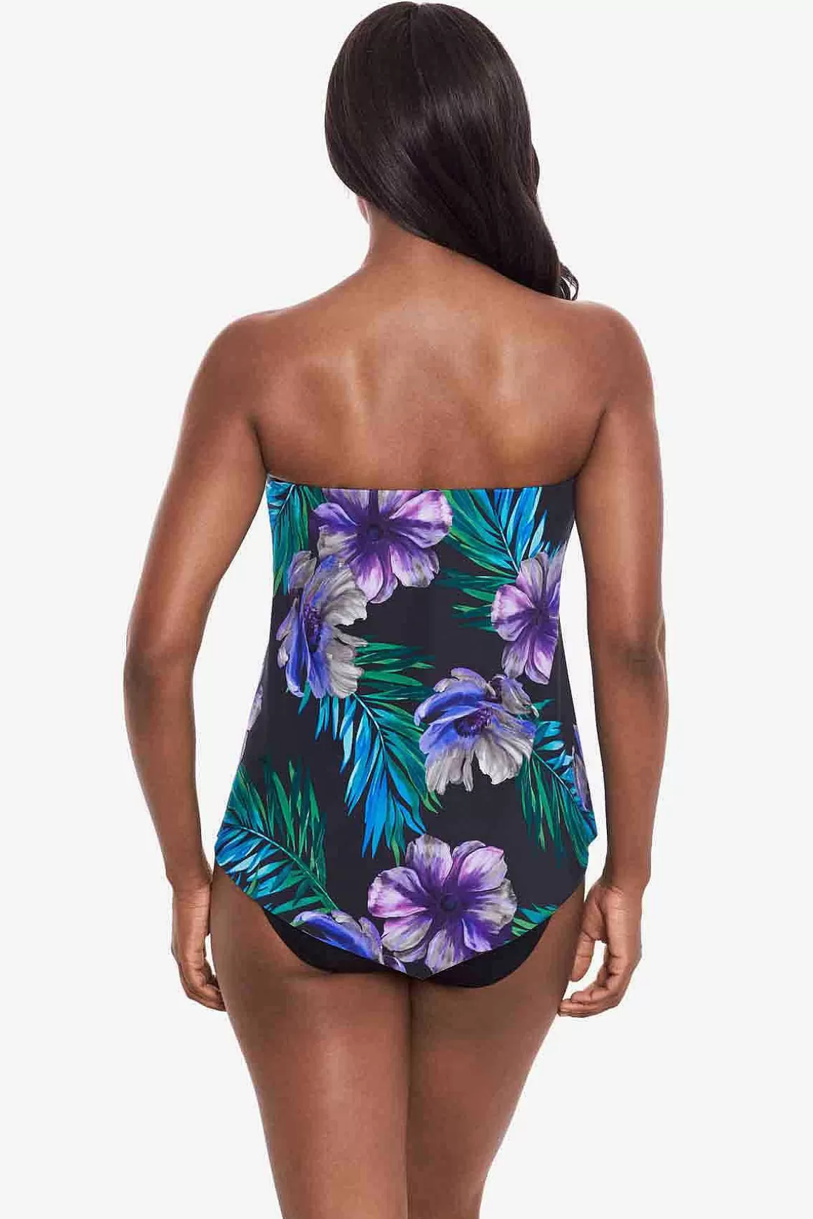 Miraclesuit Tankini-Topjes<Flora Aura Hankini-Tankinitop Zwart/Multi