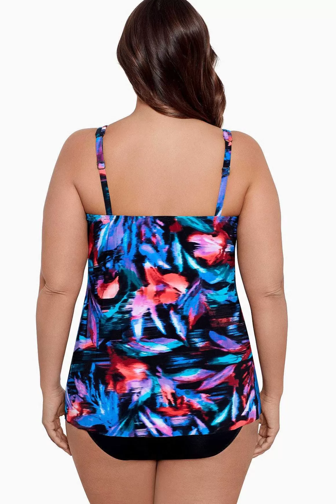 Miraclesuit Tankini-Topjes<Grote Maat Fuego Floral Mirage Tankinitop Zwart/Multi