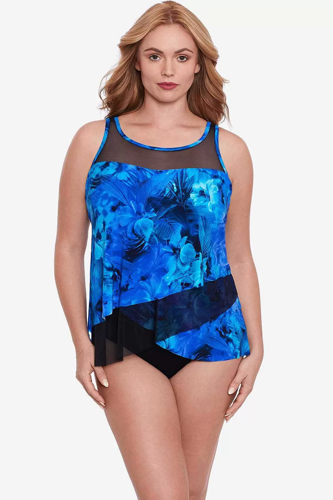 Miraclesuit Tankini-Topjes<Grote Maat Sous Marine Mirage Tankinitop Blauw/Multi