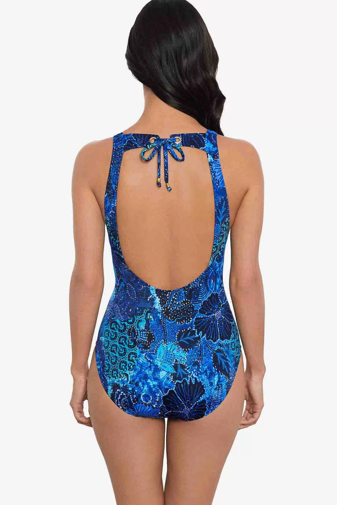 Miraclesuit Een Stuk<Juwelen In De Nijl Steffi Badpak Uit Een Stuk Blauw/Multi