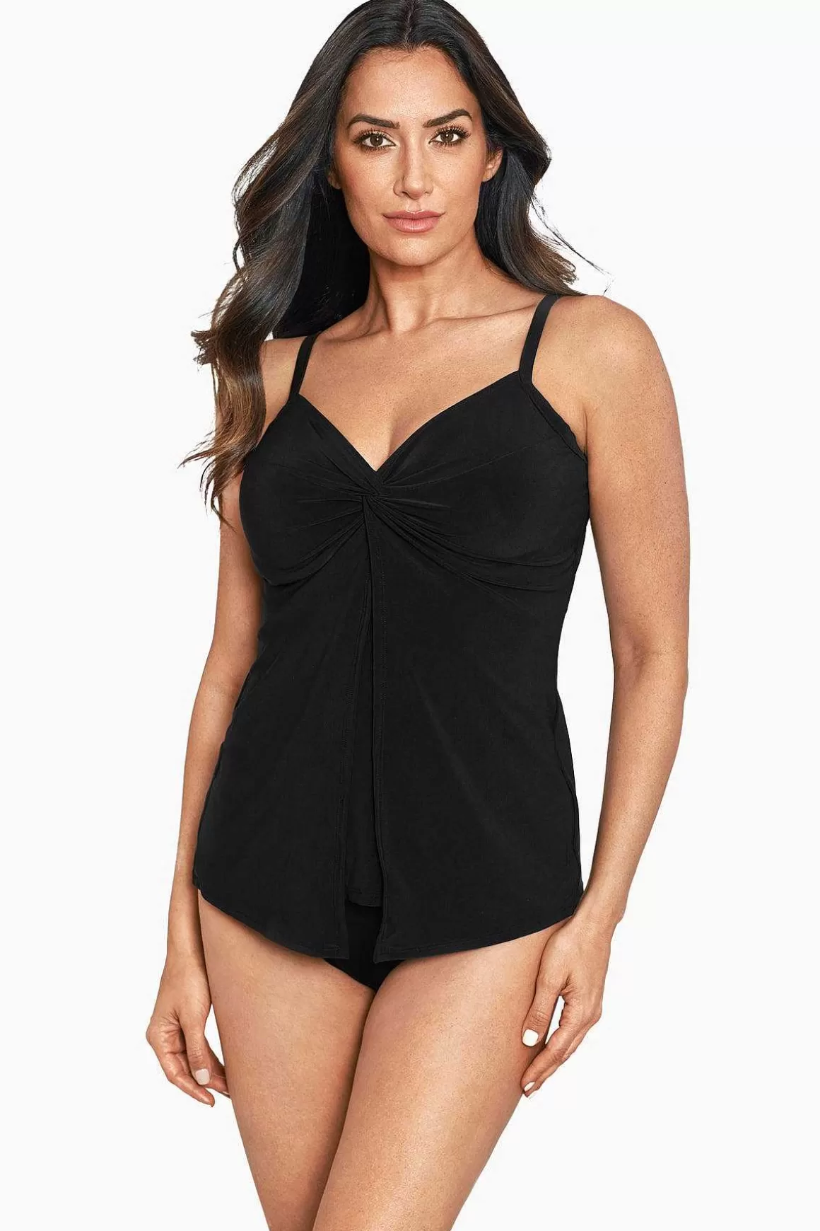 Miraclesuit Tankini-Topjes<Love Knot Tankinitop Zwart