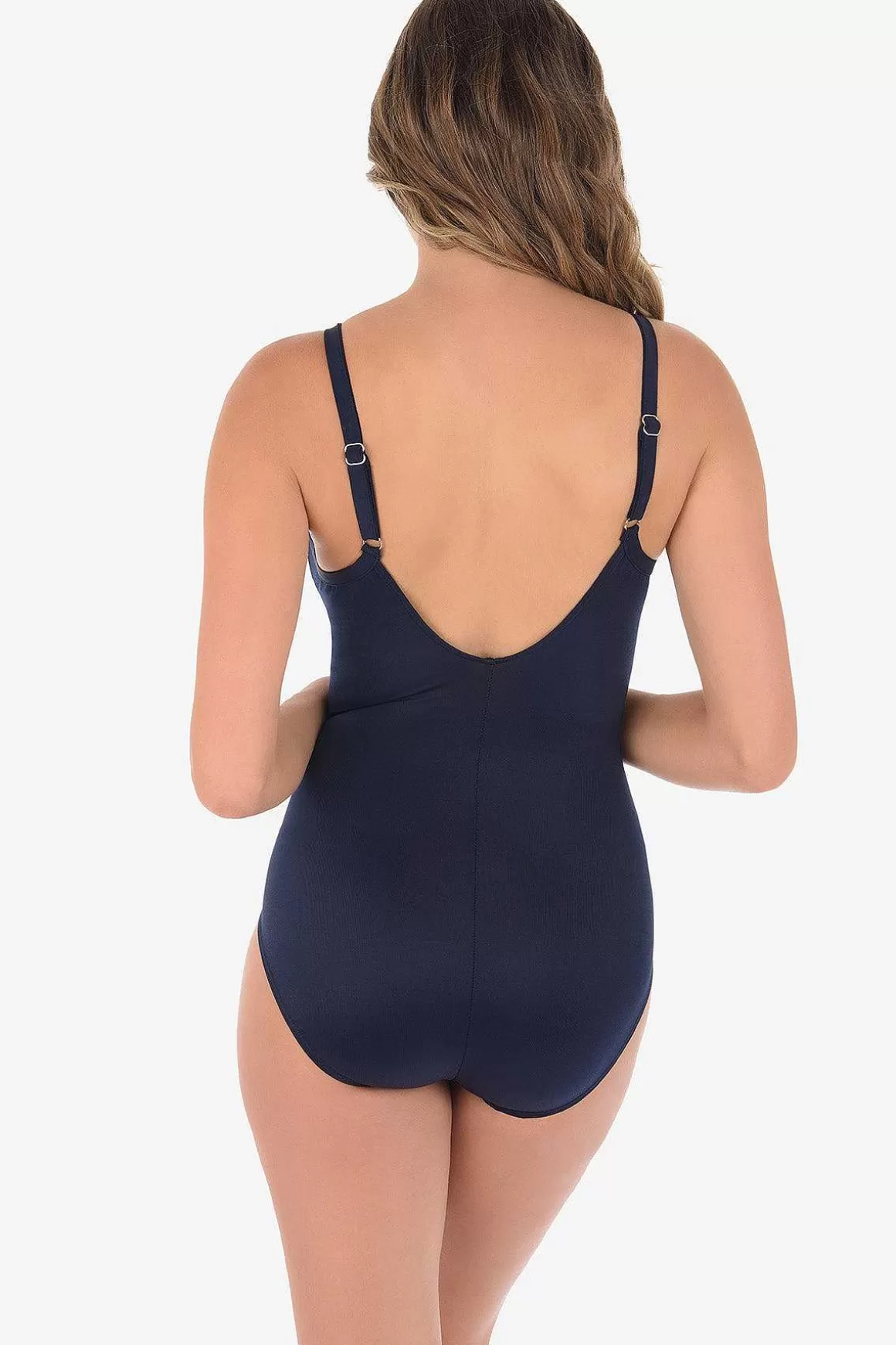 Miraclesuit Een Stuk<Lucky Stripe Seafarer Zwempak Uit Een Stuk Middernacht