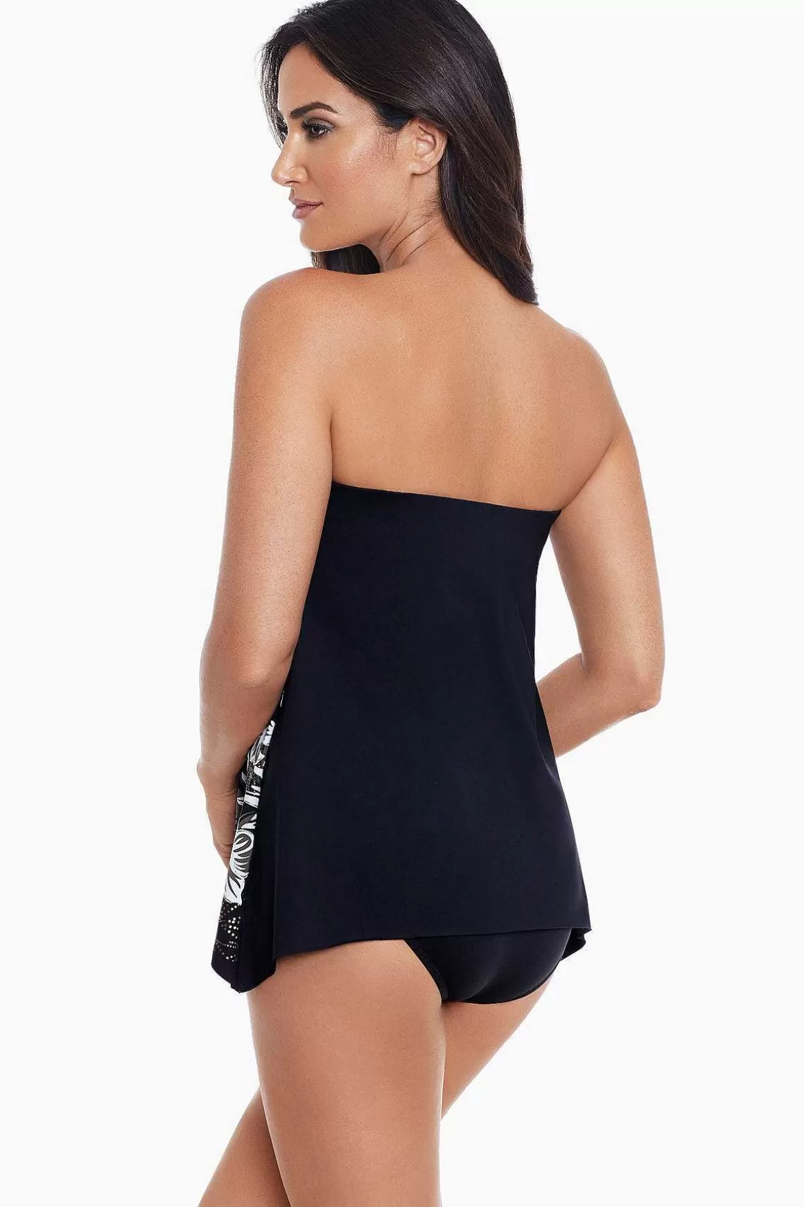 Miraclesuit Bandeau<Moondancer Bandini-Tankinitop Zwart