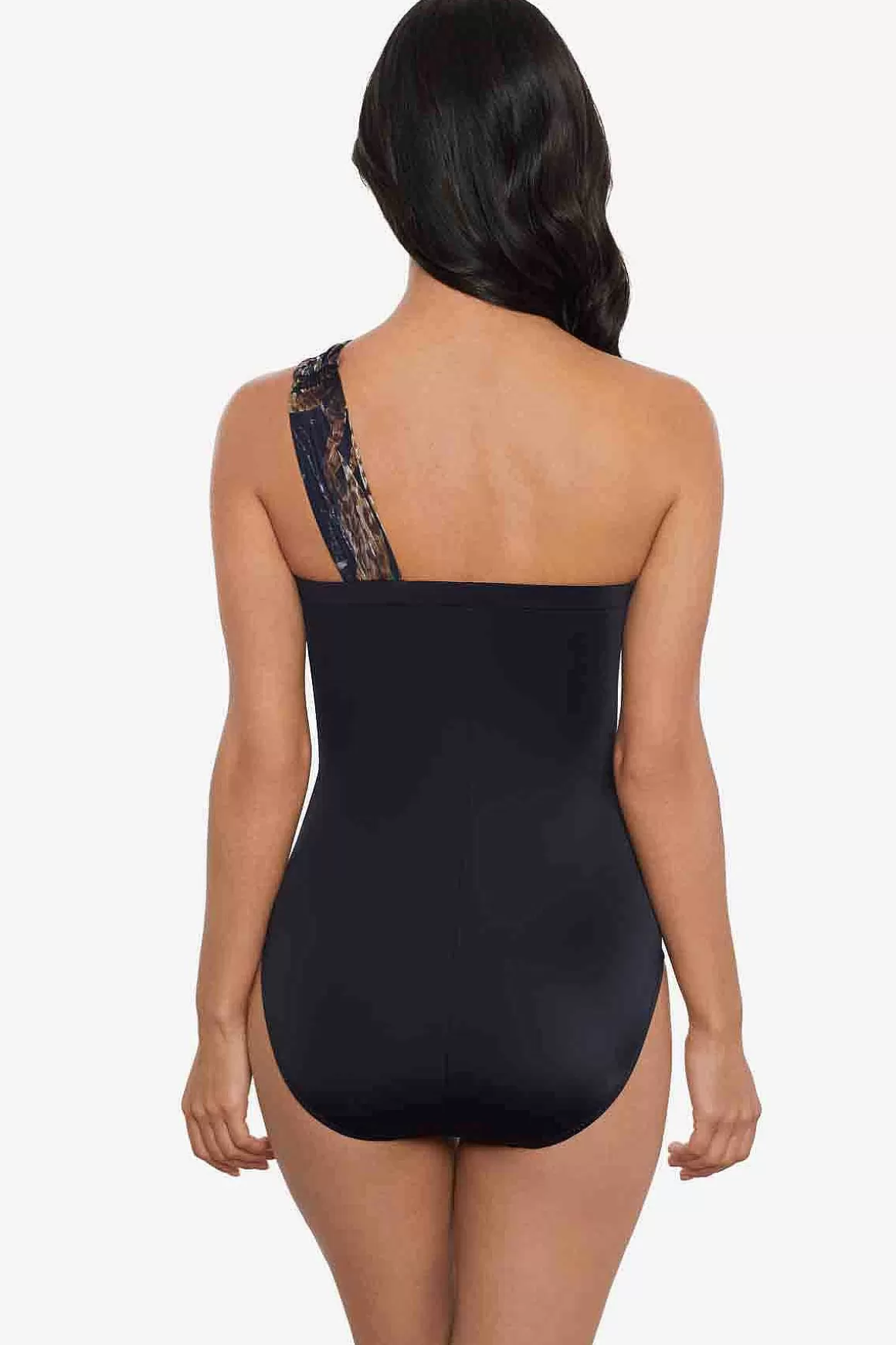 Miraclesuit Bandeau<Nighthawk Godin Badpak Uit Een Stuk Zwart/Multi