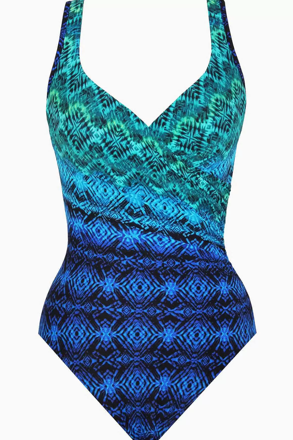 Miraclesuit Een Stuk<Ocean Ombre Het Is Een Wikkelbadpak Uit Een Stuk Blauw/Multi