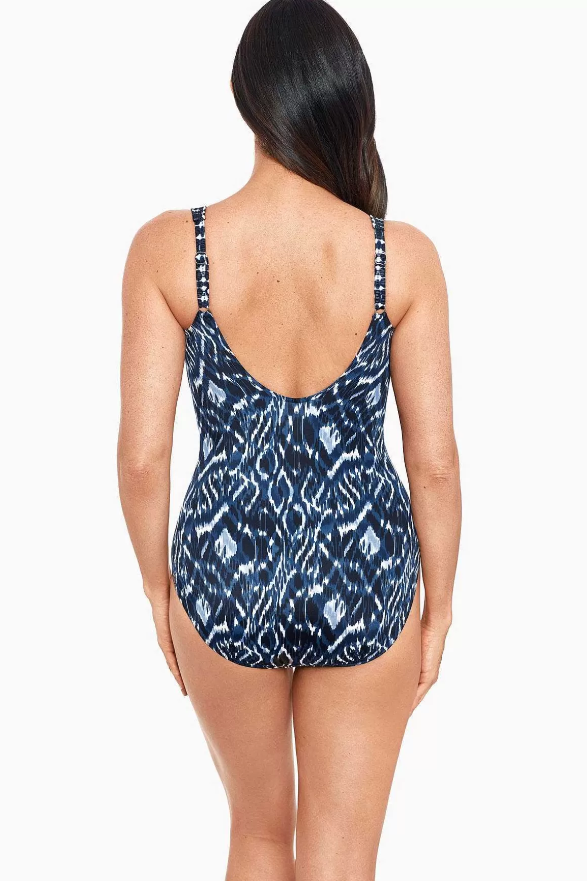 Miraclesuit Een Stuk<Palatium Sanibel Badpak Uit Een Stuk Dd-Cup Blauw/Multi