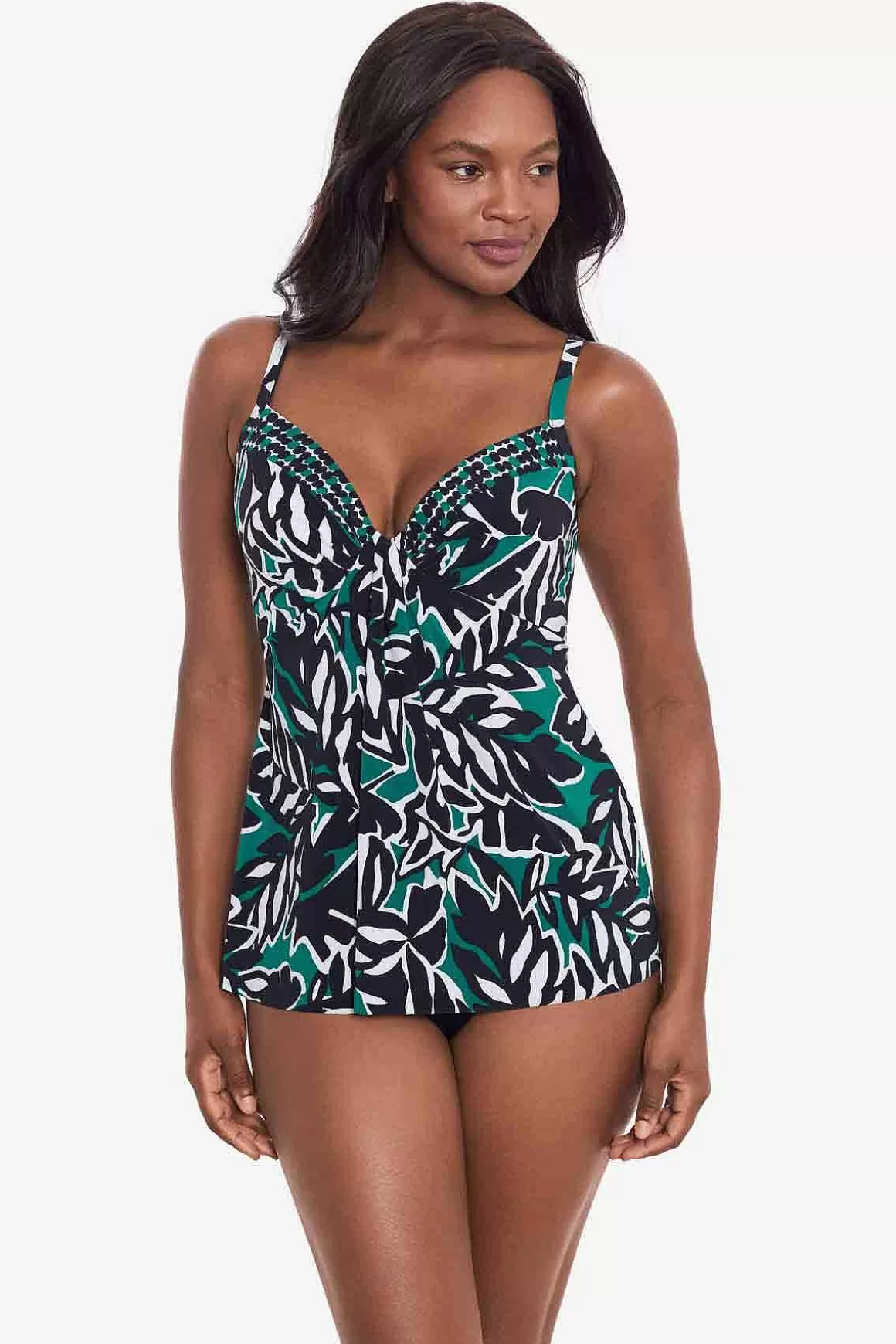 Miraclesuit Tankini-Topjes<Palma Verde Marina Tankinitopje Zwart/Multi