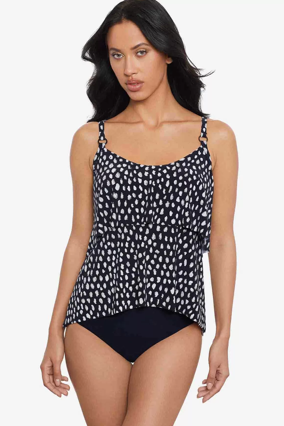 Miraclesuit Tankini-Topjes<Pebbles Grace Tankinitop Zwart Wit