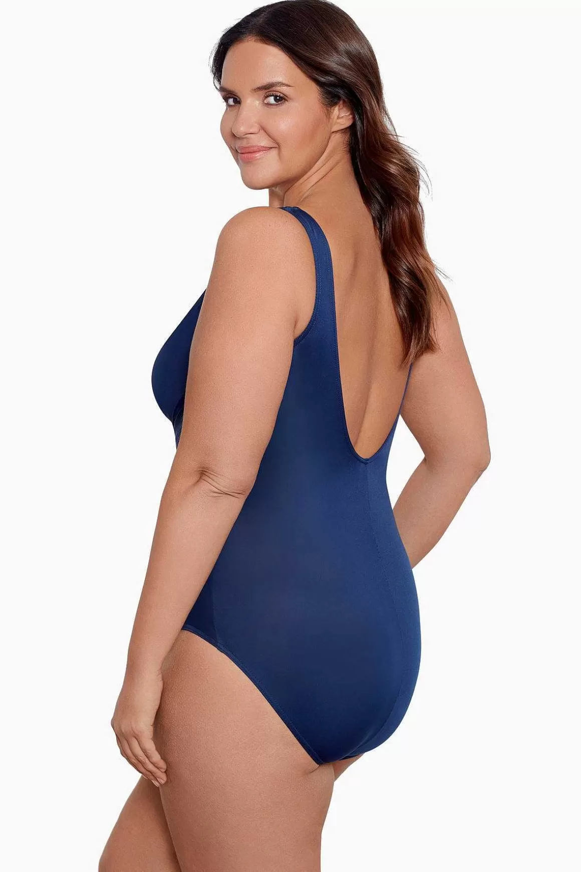 Miraclesuit Een Stuk<Plus Size Crossover Badpak Uit Een Stuk