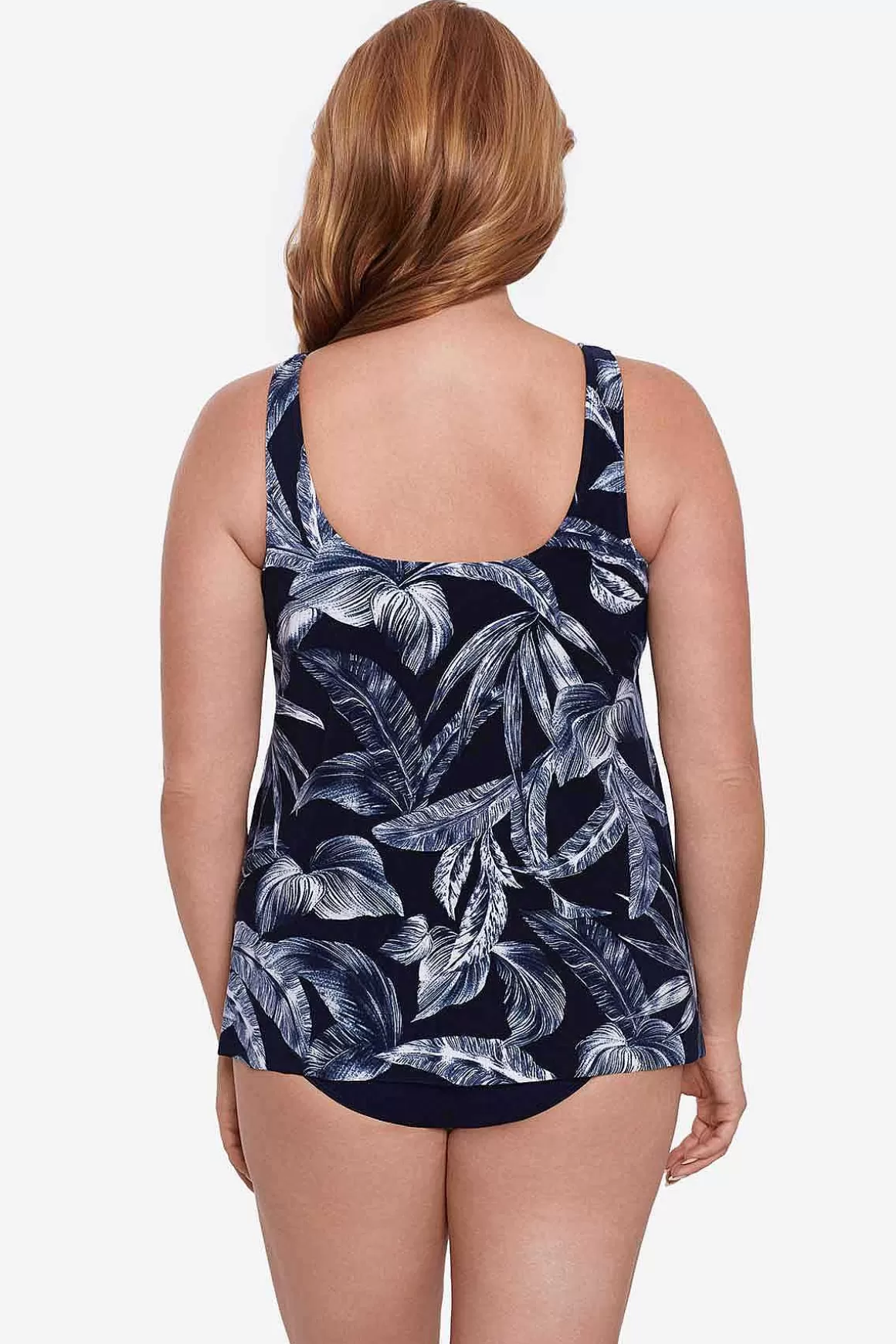 Miraclesuit Tankini-Topjes<Plus Size Tropica Toile Ursula Tankinitop Middernacht