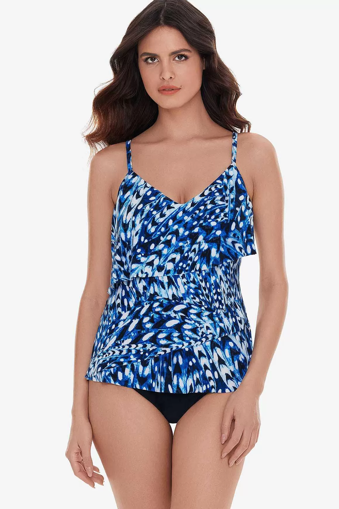 Miraclesuit Tankini-Topjes<Quill Chloe Tankinitop Blauw/Multi