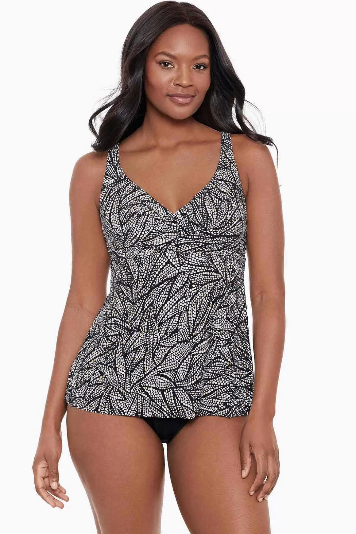 Miraclesuit Tankini-Topjes<Shore Leave Ayla Tankinitopje Zwart Wit