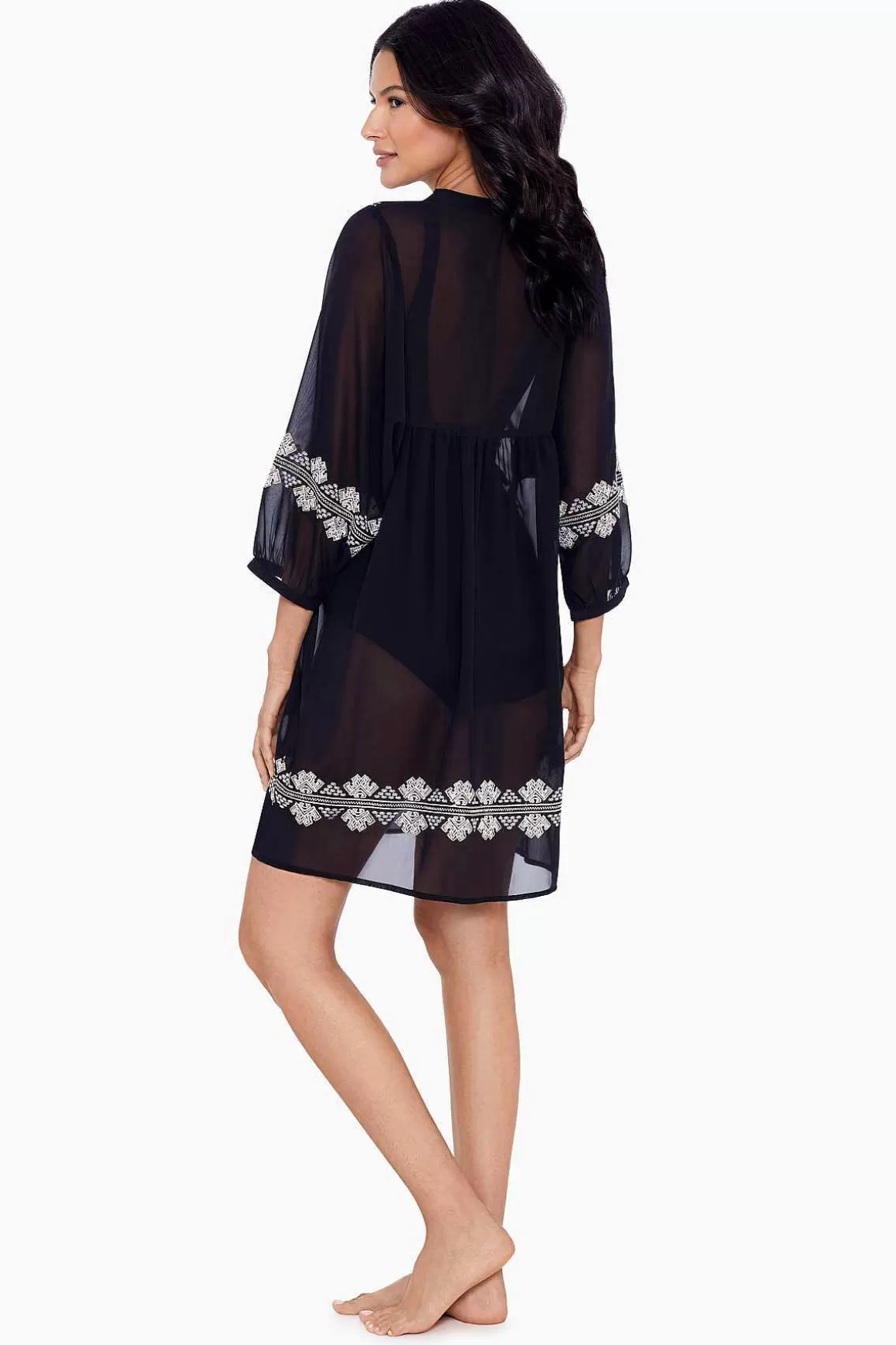 Miraclesuit Cover-Ups<Shore Leave Strandjurk Zwembedekking Zwart Wit