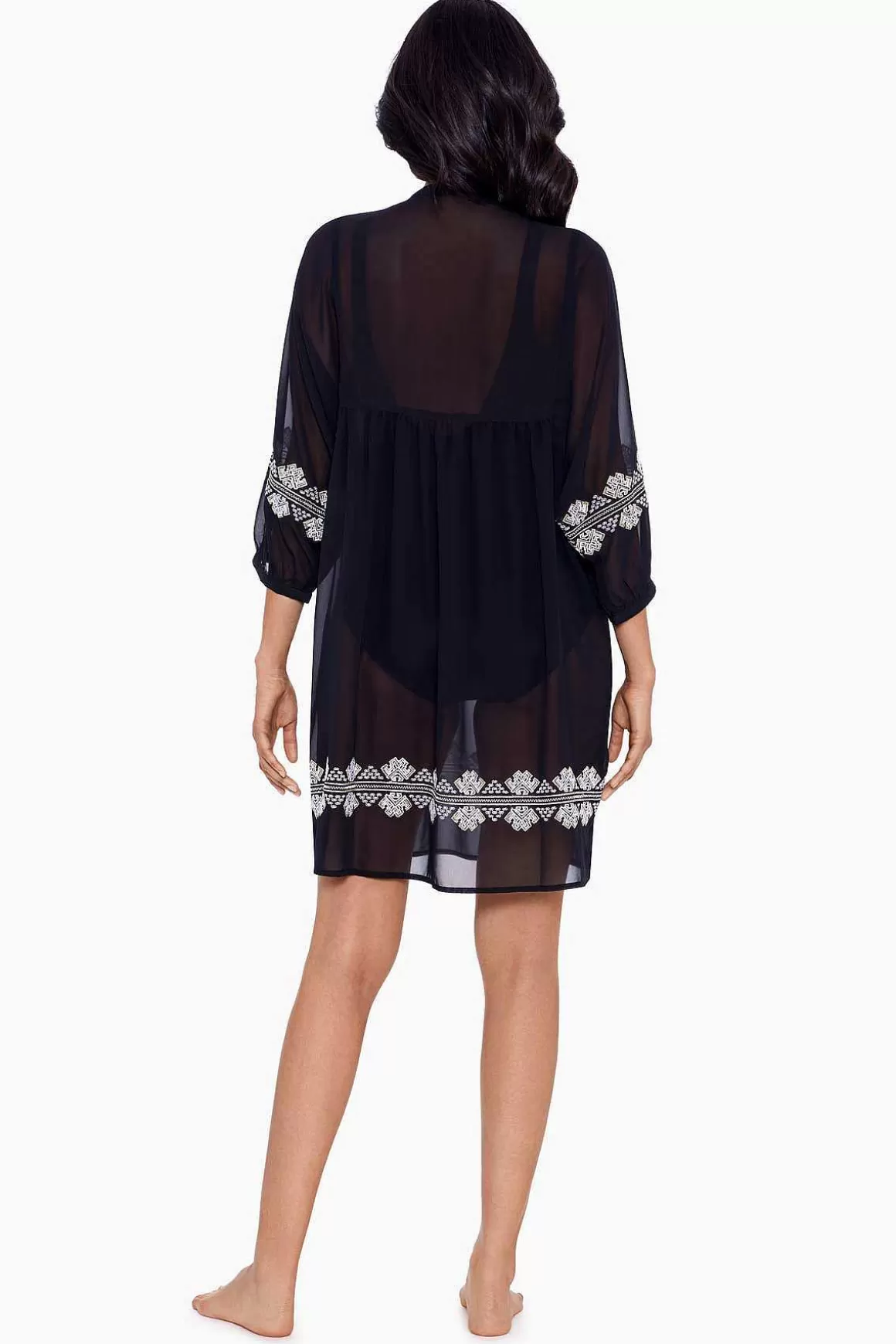 Miraclesuit Cover-Ups<Shore Leave Strandjurk Zwembedekking Zwart Wit