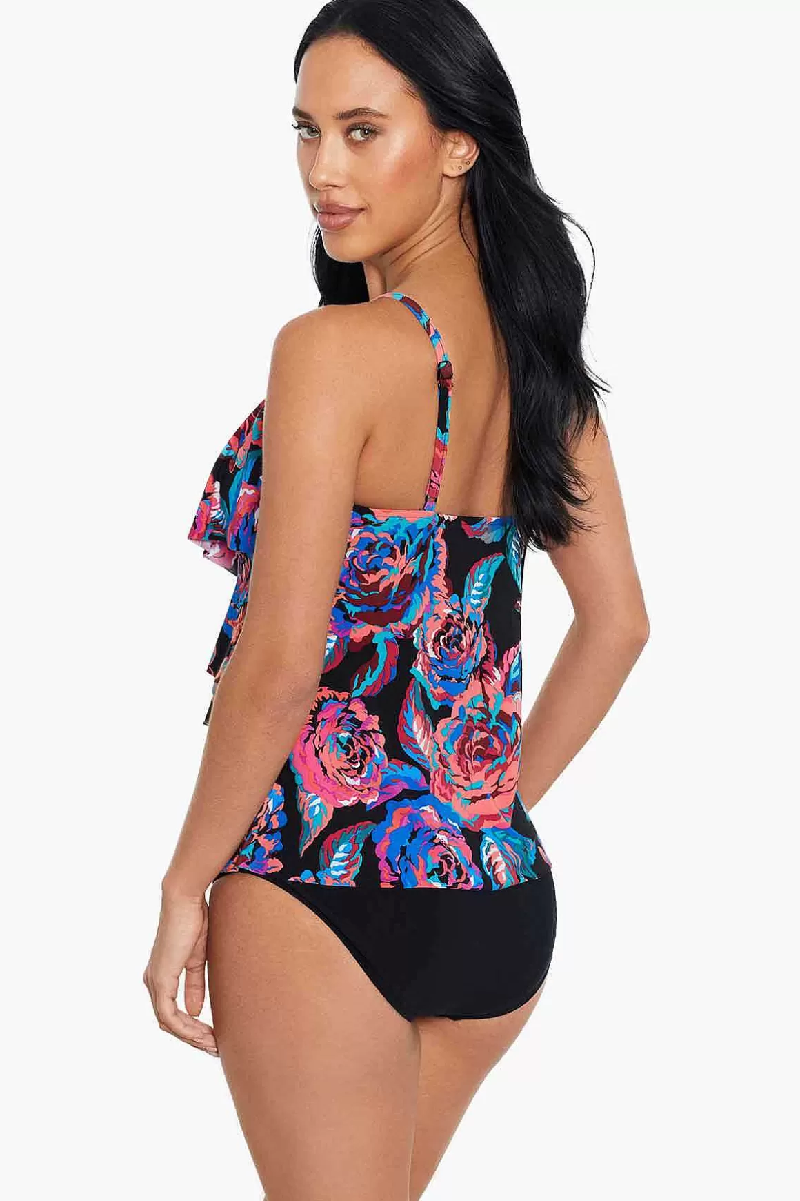 Miraclesuit Tankini-Topjes<Sonic Blooms Chloe-Tankinitop Zwart/Multi