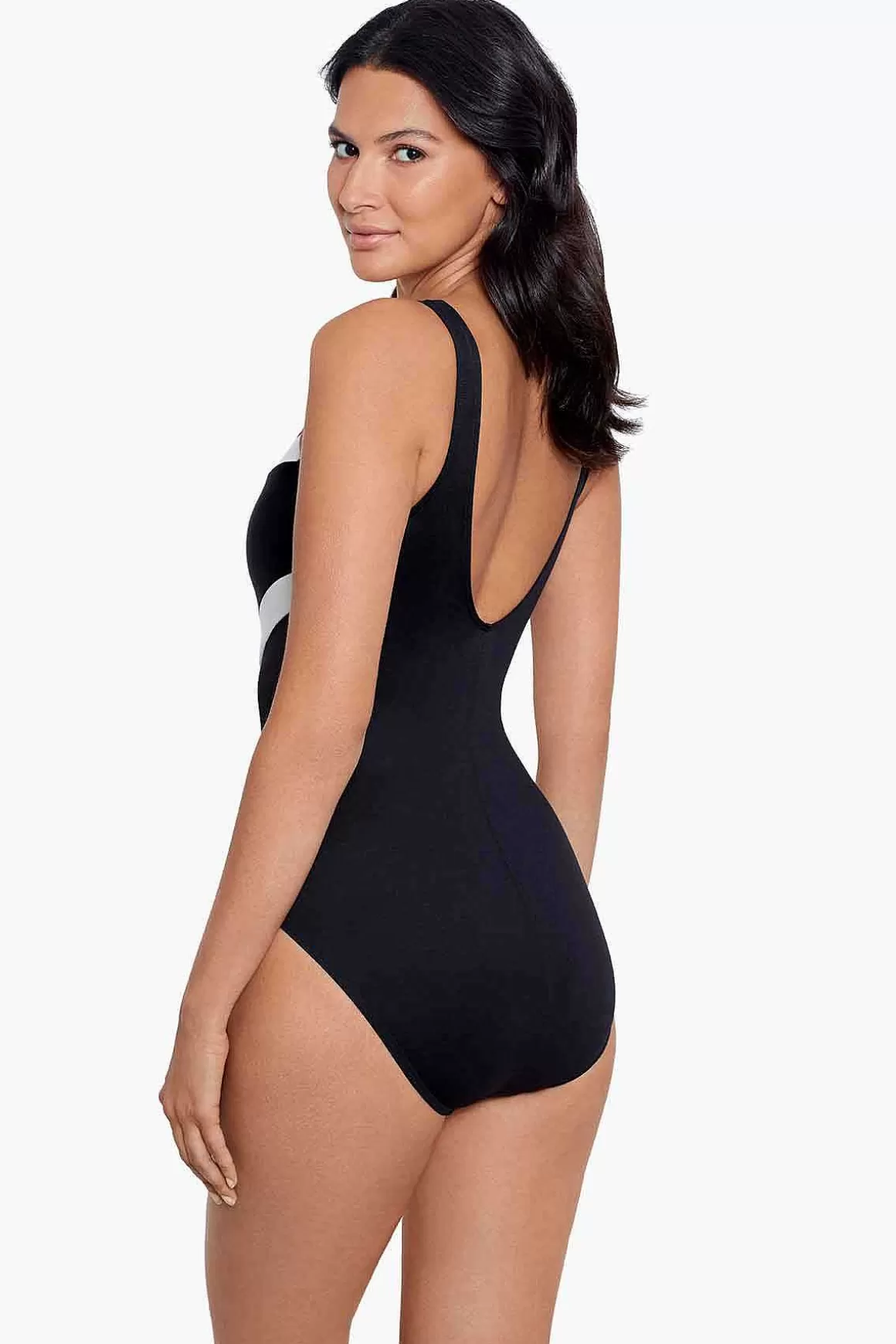 Miraclesuit Een Stuk<Spectra Somerpointe Badpak Uit Een Stuk Zwart Wit