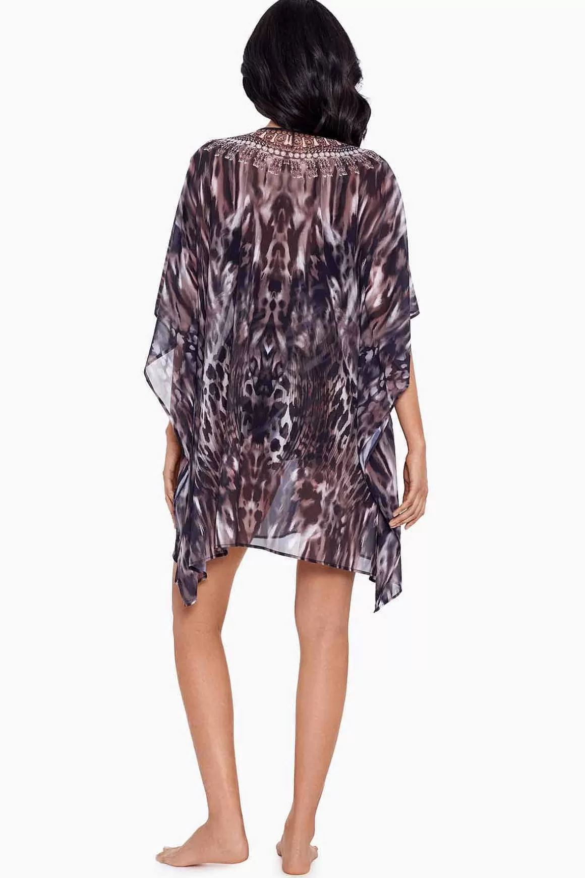 Miraclesuit Cover-Ups<Tempest Kaftan Zwembedekking Zwart Bruin