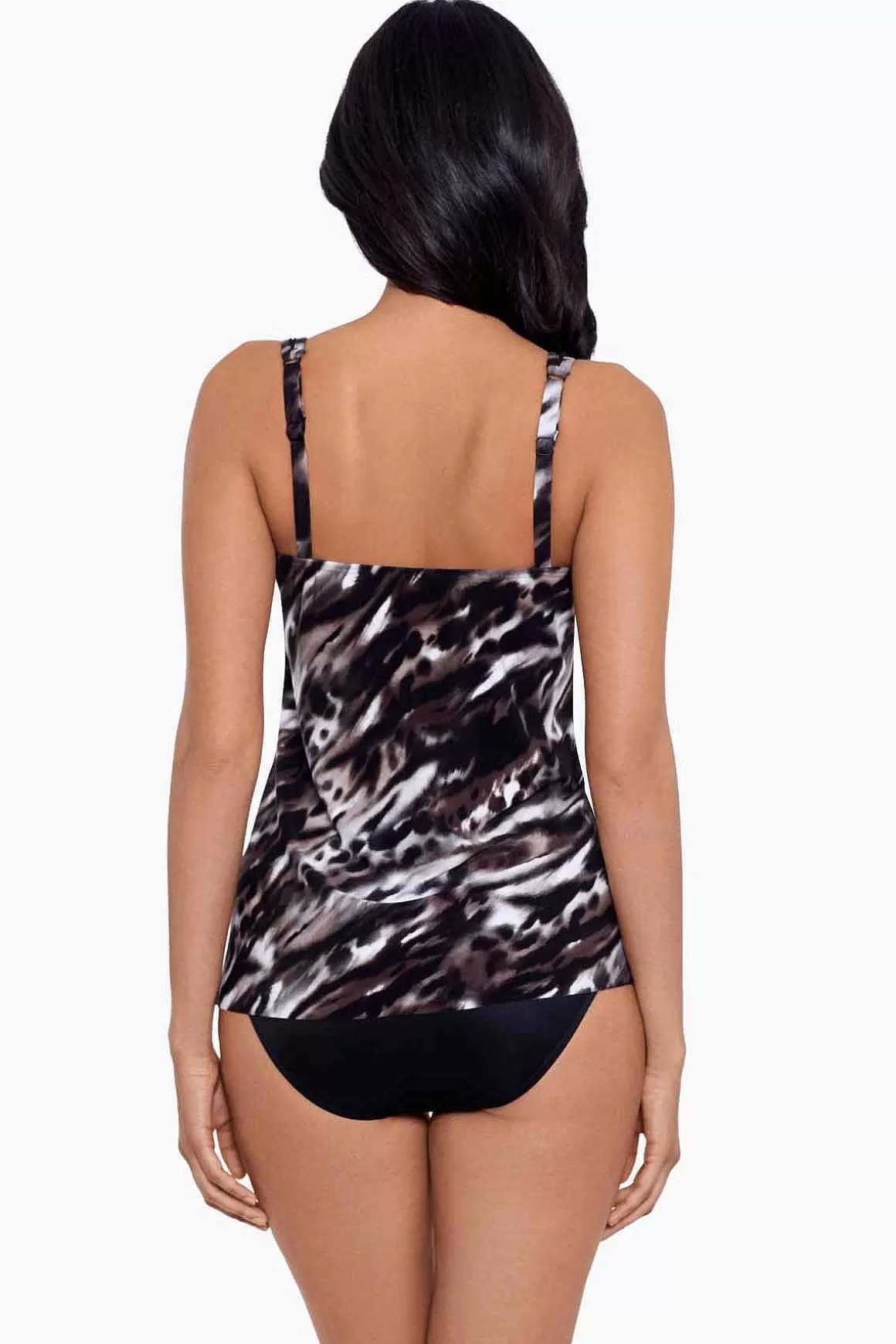 Miraclesuit Tankini-Topjes<Tempest Mirage Tankinitop Dd-Cup Zwart Bruin