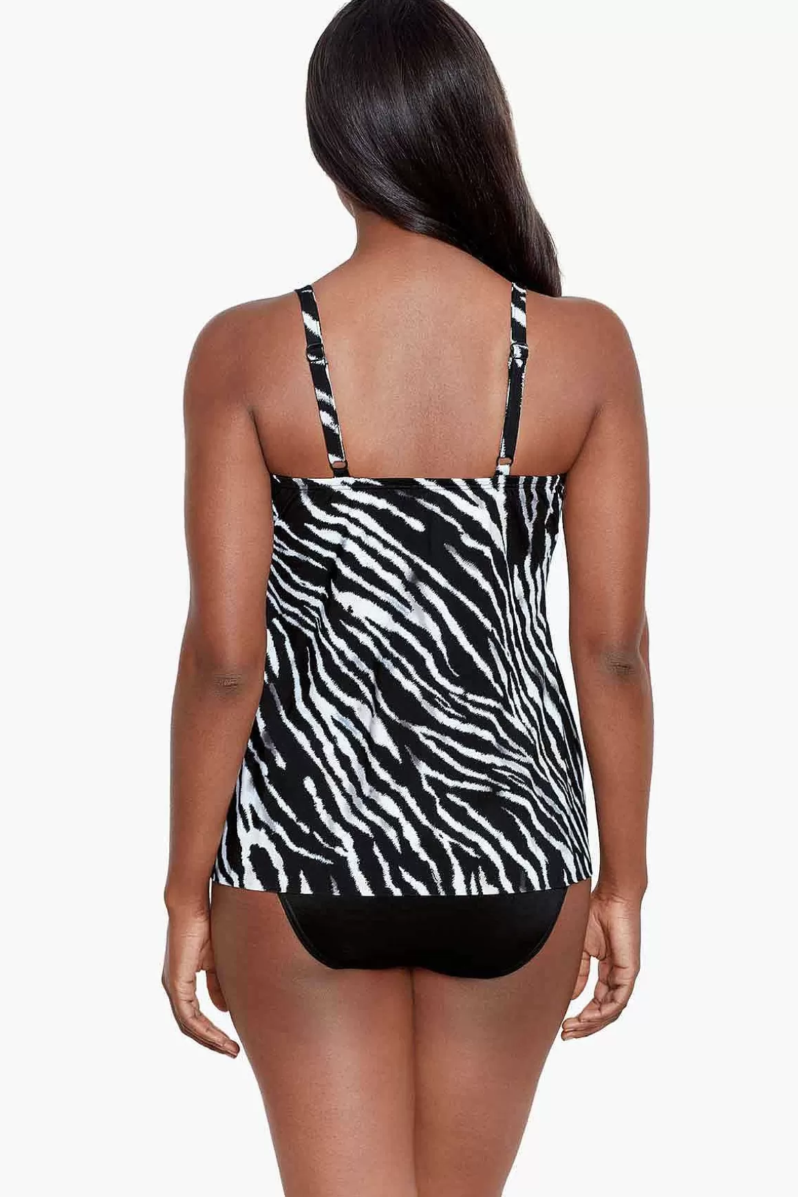 Miraclesuit Tankini-Topjes<Tigre Sombre Marina Tankinitop Zwart Wit