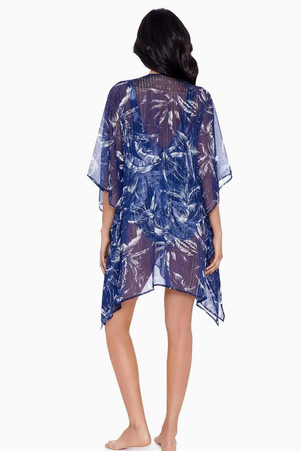 Miraclesuit Cover-Ups<Tropica Toile Caftan Zwembedekking Middernacht