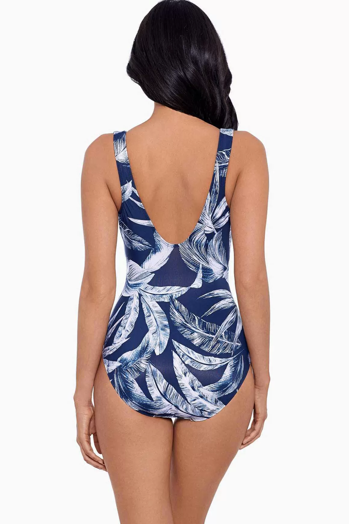 Miraclesuit Een Stuk<Tropica Toile Escape Zwempak Uit Een Stuk Middernacht