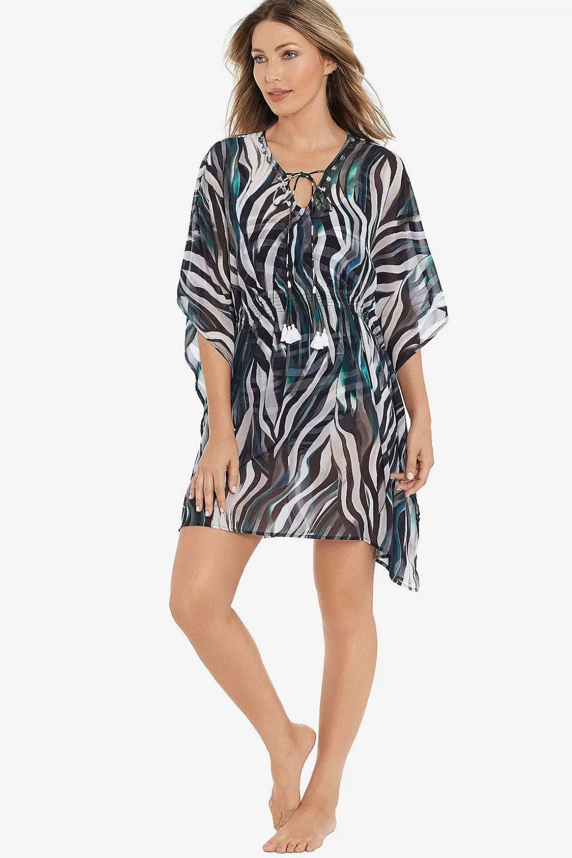 Miraclesuit Cover-Ups<Yukon Hydra Komono Zwemcover-Up Blauw Groen