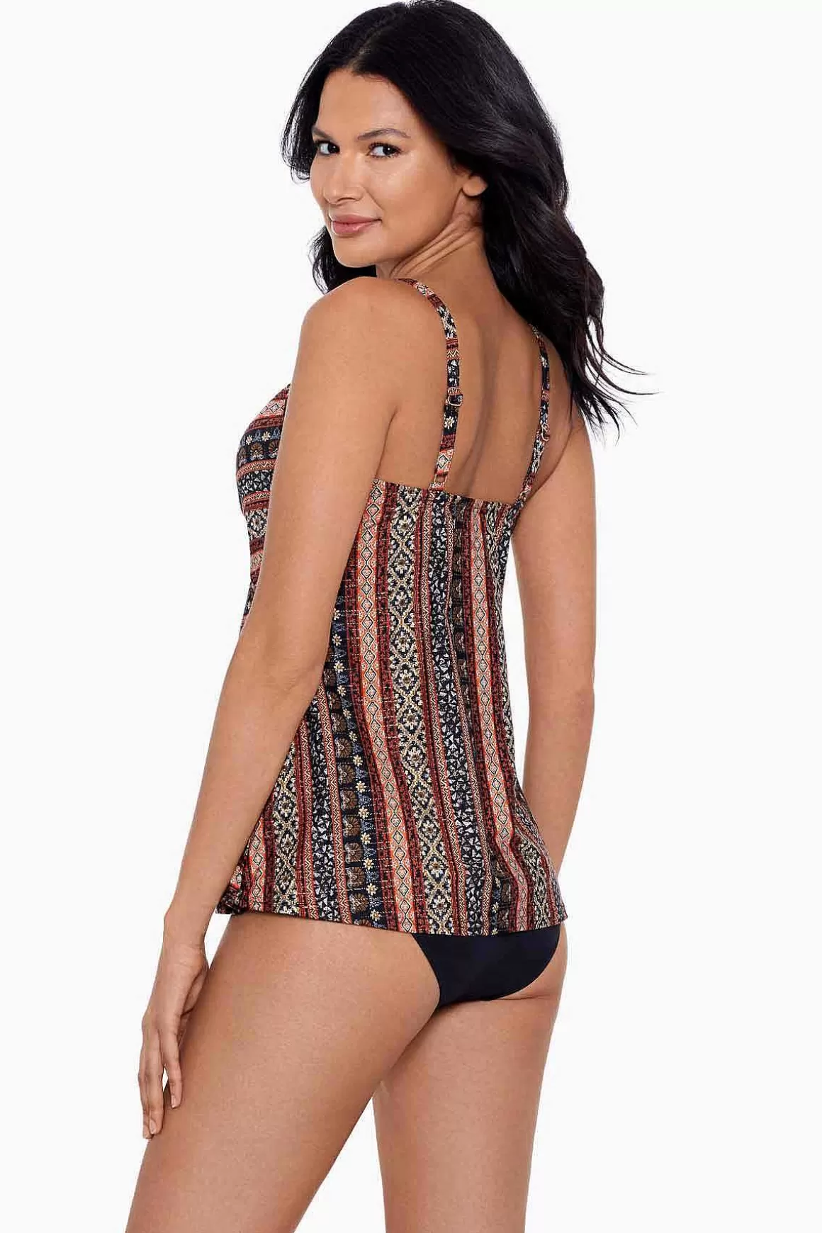 Miraclesuit Tankini-Topjes<Zwina Gala Tankinitop Zwart/Multi